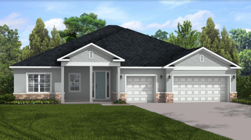 Largo - Single Story House Plans in Central FL