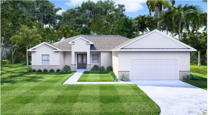 Plantation - Single Story House Plans in Central FL