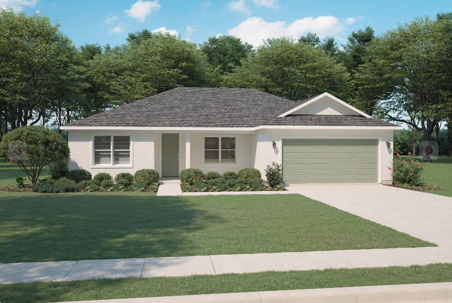 Rosemary - Single Story House Plans in Central FL
